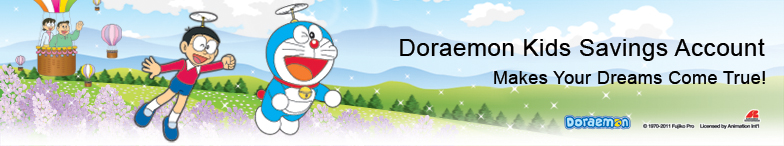 Doraemon Kids Savings Account