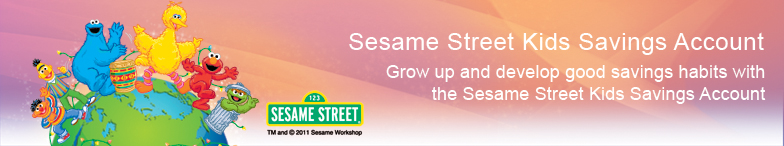 Sesame Street Kids Savings Account