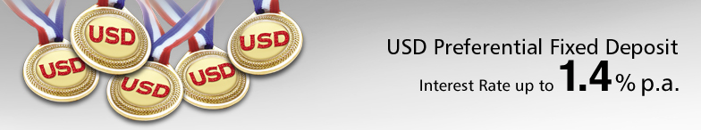 Preferential USD Fixed Deposit