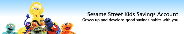 Sesame Street Kids Savings Account