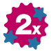 Up to 2X Cash Rebate