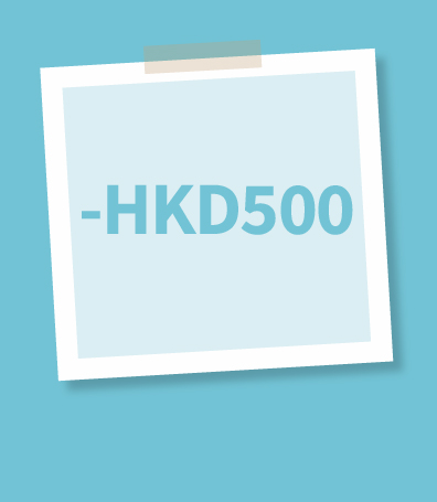 Enjoy up to HKD500 instant discount