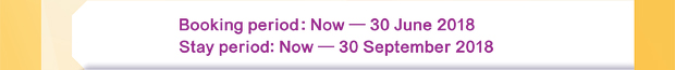 Booking period and Stay period