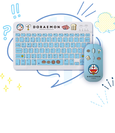 Doraemon Wireless Keyboard & Mouse Set