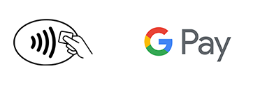 Google Pay logo or contactless payment logo