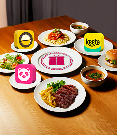 美食飨乐—电子印花赏