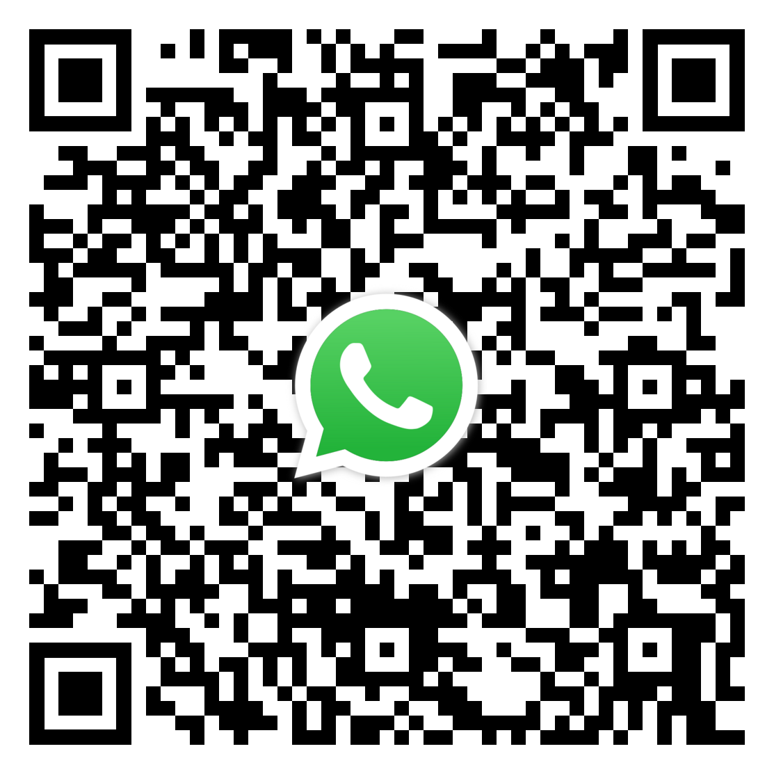 WhatsApp 預約專人致電QR code