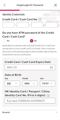 using Credit Card / Cash Card - without ATM
