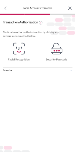 Select your authentication method.