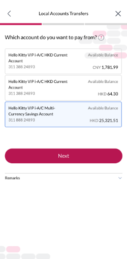 Select the corresponding debit account.