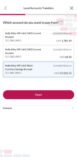 Select the corresponding debit account.