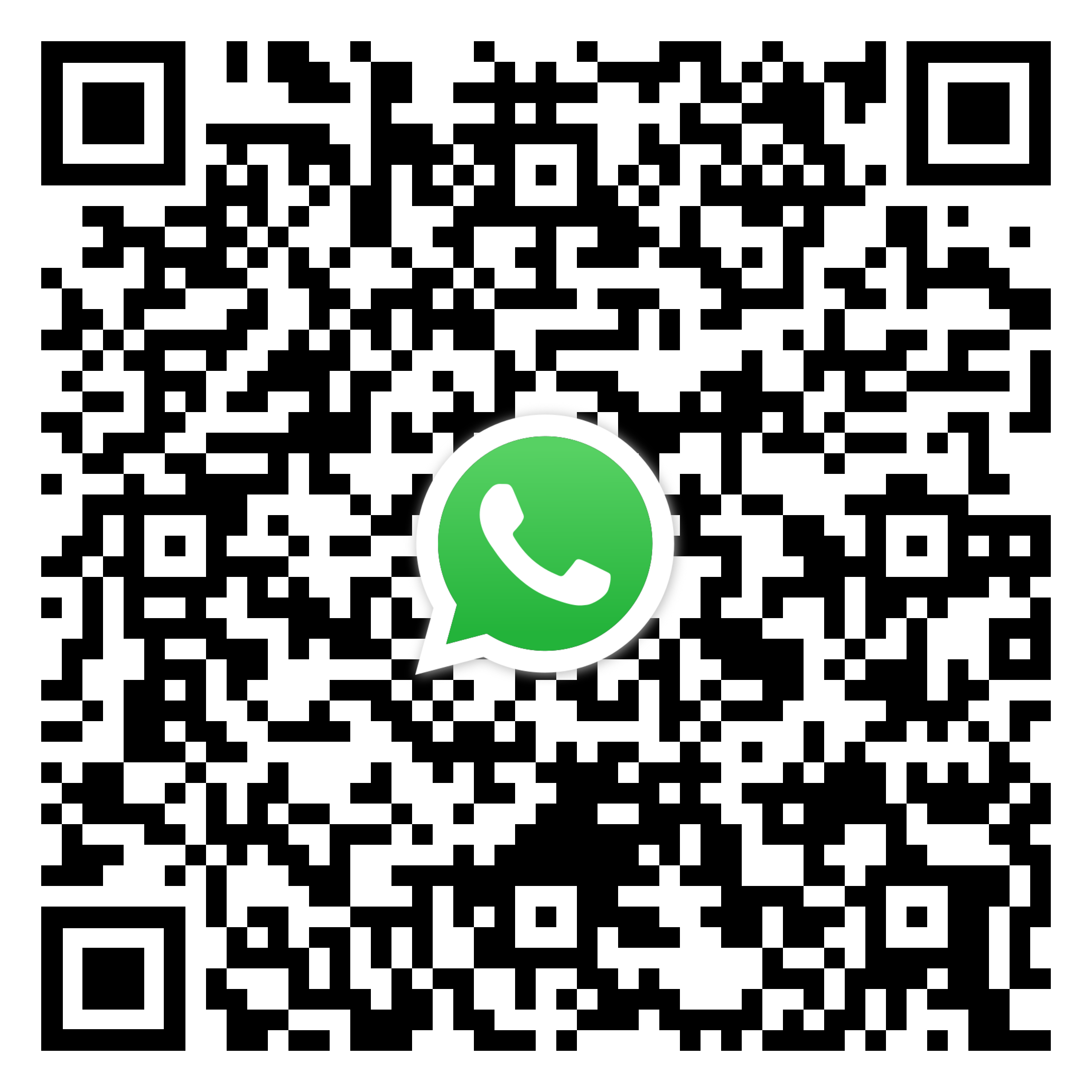 QR Code for WhatsApp us for call back