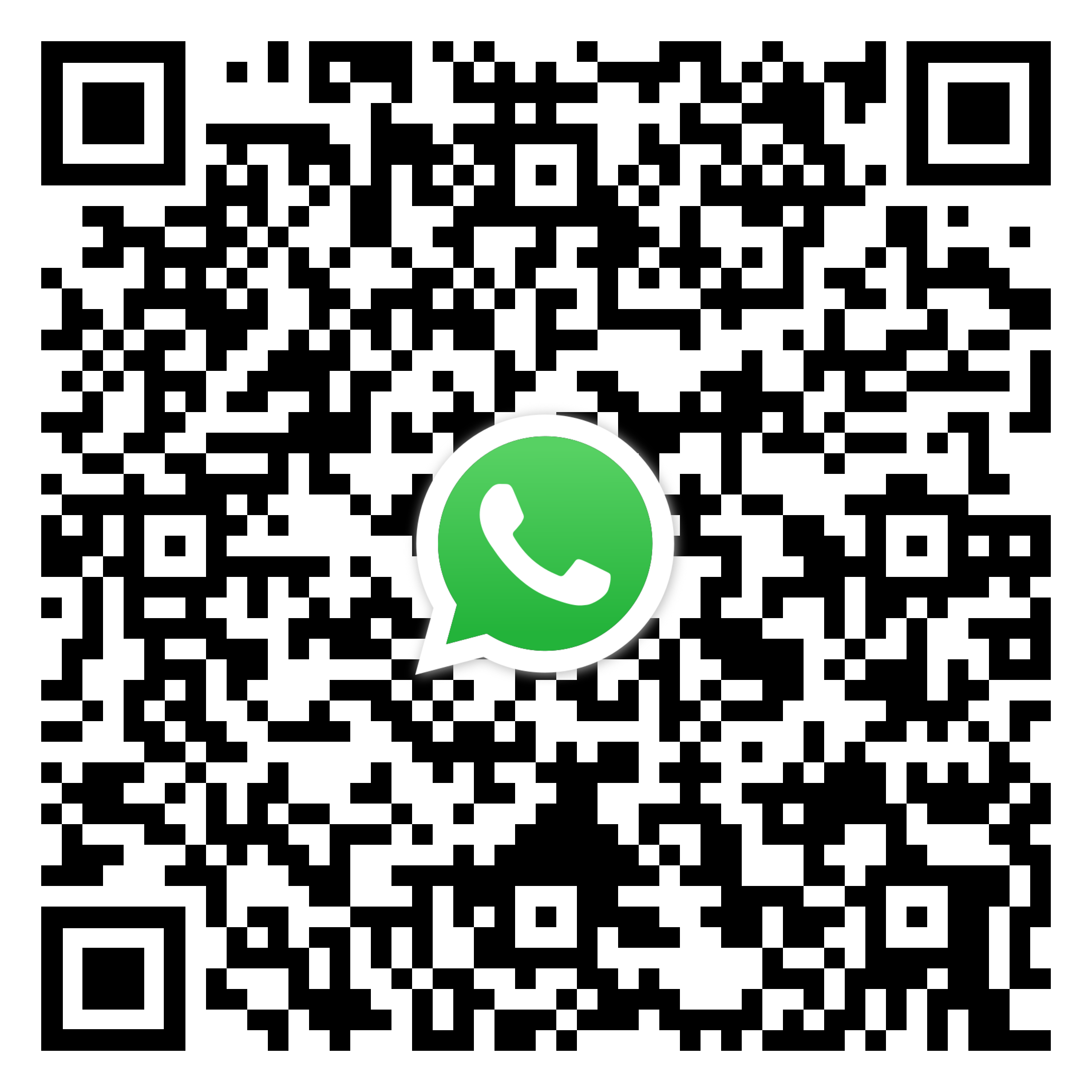 WhatsApp 預約專人致電QR code