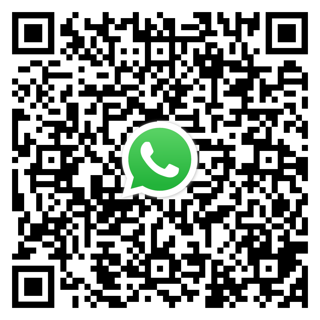 WhatsApp 預約專人致電QR code