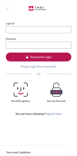 Log in to Mobile Banking.